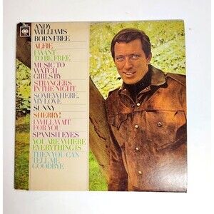 Andy Williams Born Free Vinyl Record Album Columbia CL 2680 Mono  1967 Pop